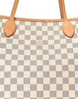 Damier Azur Neo Neverfull MM Rose Ballerine