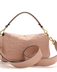 Nappa FF 1974 Embossed Baguette Rosa Bourbon