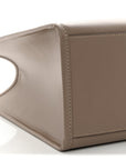 Vitello King Plexiglass Logo Embossed Medium FNDI Sunshine Shopper Tote Tortora