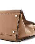 Cuoio Romano Selleria Bi-Color Large Peekaboo Iconic Satchel Mou Deserto
