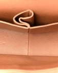 Lambskin Quilted Jumbo Double Flap Dark Beige