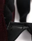 Nylon Medium Rucksack Backpack Burgundy Red