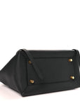 Grained Calfskin Mini Belt Bag Black