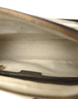 GG Supreme Monogram Textured Dollar Calfskin Web Small Ophidia Convertible Shoulder Bag Beige Ebony New Acero