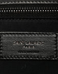 Crinkled Calfskin Matelasse Monogram Medium Niki Chain Satchel Storm