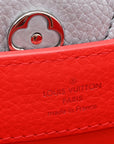 Taurillon Capucines Mini Coral Olympe Blue