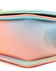 Caviar Quilted Medium Cuba Rainbow Boy Flap Multicolor