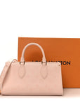 Calfskin OnTheGo East West Pearl Pink