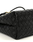 Nappa Intrecciato Small Andiamo Shoulder Bag Black