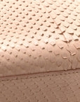 Snakeskin Medium Classic Monogram Kate Tassel Satchel Beige
