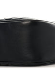 Calfskin Matelasse Small GG Marmont Chain Shoulder Bag Black