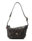 Nappa Matelasse Pouch Sabbia Caffe