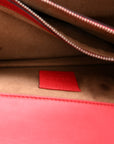 GG Supreme Monogram Arabesque Dionysus Shoulder Bag Hibiscus Red