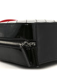 Patent Quilted Travel Kit Vanity Case Black