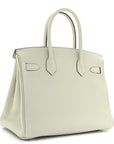 Togo Birkin 30 Gris Neve