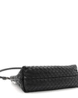 Nappa Intrecciato Mini Shoulder Bag Black