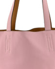 Veau Sikkim Swift Double Sens 28 Reversible Tote Rose Sakura Curry