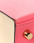 Epsom Bi-Color Horseshoe Kelly Sellier 25 Rose Azalee Craie
