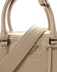 Nappa Antique Medium Re-Edition 2001 Two Handle Bag Deserto