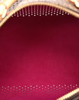 Monogram Perforated Speedy 30 Fuchsia