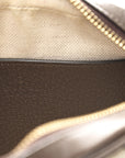 GG Supreme Monogram Textured Calfskin Super Mini Ophidia Shoulder Bag Beige Ebony New Acero