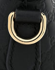 Soft MicroGCCIssima Dome Satchel Black