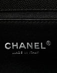 Caviar Quilted Medium Boy Flap Black