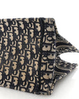 Oblique Medium Book Tote Blue Multicolor