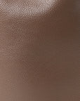 Calfskin Logo Embossed Small Tool 2.0 North-South Tote Mink Grey