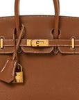 Togo Birkin 25 Gold