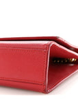 Grain De Poudre Medium Monogram Kate Satchel Red
