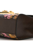 GG Supreme Monogram Bengal Small Padlock Shoulder Bag Beige Pink
