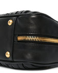 Nappa Matelasse Large Arcadie Top Handle Bag Black