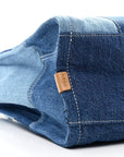 Denim Canvas Large The Tote Bag Blue