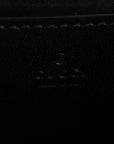 New Canvas Charisma Calfskin Crystal GG Monogram Mini Jackie 1961 Hobo Black