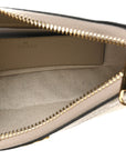 GG Supreme Monogram Textured Dollar Calfskin Web Mini Ophidia GG Handbag Beige Mystic White Oatmeal