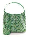 Goyardine Boheme Hobo Meadow Green