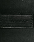 Linen Canvas Rive Gauche Zipped Pouch Black