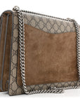 GG Supreme Monogram Shooting Star Embroidered Medium Dionysus Shoulder Bag Beige