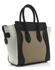 Bullhide Drummed Calfskin Micro Tri-Color Luggage Antarctic