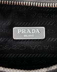 Tessuto Nylon Saffiano Mini Re-Edition 2005 Bag Black