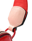 Saffiano Small Snapshot Camera Bag Red Beige