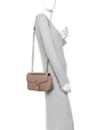Calfskin Matelasse Small GG Marmont Shoulder Bag Porcelain Rose