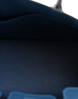 Epsom Tri-Color Birkin 25 Deep Bleu Bleu Hydra Black