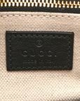 GG Supreme Monogram Horsebit 1955 Soft Small Shoulder Bag Beige Black