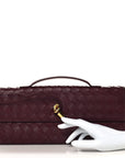 Nappa Intrecciato Long Andiamo Top Handle Clutch Barolo