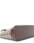 GG Supreme Monogram Textured Calfskin Web Small Ophidia Shoulder Tote Bag Beige Ebony New Acero