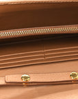 Vitello Move Metal Oro Chain Wallet Caramel