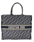 Oblique Large Book Tote Blue Multicolor