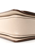 Goatskin Small D-Ring Bag Beige
